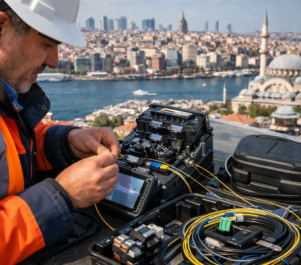 Fiber Kablo Tamircisi İstanbul | Fiber Optik Ek, Sonlandırma ve Tamir