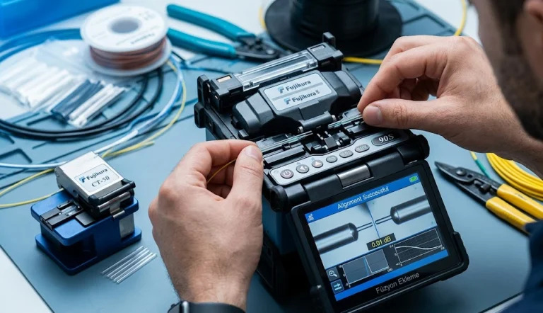 Fiber optik kablo kıl ekleme